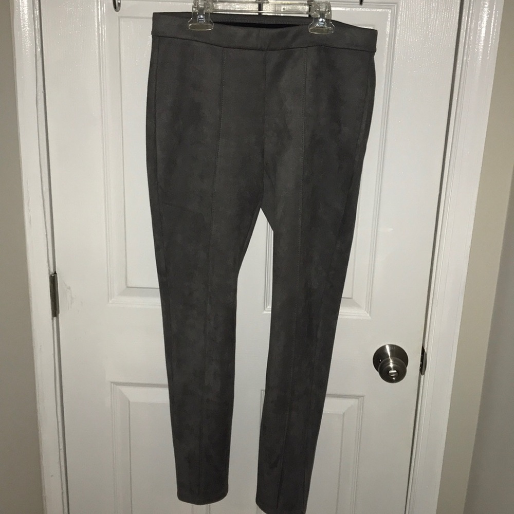 WHBM faux suede leggings